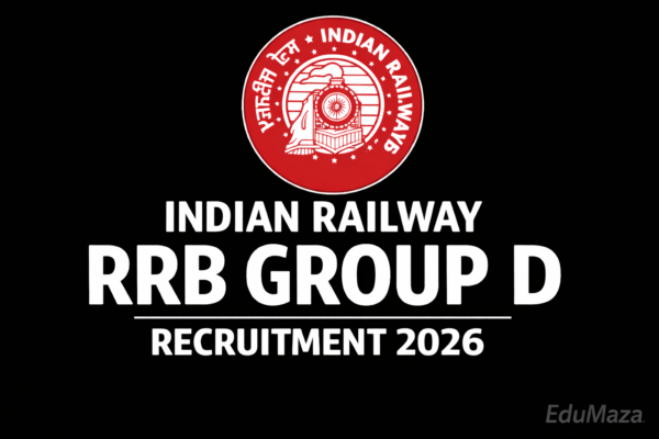 Indian Railway RRB Group D Recruitment 2026 : Apply Online for 22,000 Level-1 Posts (10th & ITI Eligible)