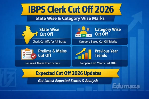 IBPS Clerk Cut Off 2026 State Wise & Category Wise Marks