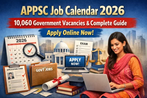 APPSC Job Calendar 2026 – 10,060 Govt Vacancies Online