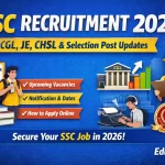 SSC Recruitment 2026 Notification Soon, CGL, JE Apply Date